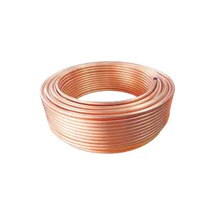 Prix du fabricant climatiseur Pancake Tube en cuivre 1/4 ''1/2'' 3/4 ''7/8'' TP2 Rolling AC tube en cuivre tuyau