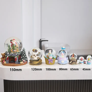 <span class=keywords><strong>Stelle</strong></span> del cinema e souvenir dei cartoni animati dai produttori personalizzabili in resina artigianale globo di neve con luci musicali - Product Image 2