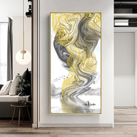 Lukisan Minyak Abstrak Mewah Gambar dan Poster Dinding Karya Seni Pop Gaffiti untuk Dekorasi Rumah Cuadros Ruang Tamu Kanvas Dekorasi