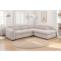 Canapé-lit pliant rectangulaire trois places, design européen, avec rangement, en tissu, confortable, durable et écologique – Le choix des grossistes leader