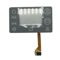 Câble ruban flexible FPC personnalisé Yizexin, interrupteur à membrane, superposition graphique PET imprimée en soie, clavier, fenêtre d'affichage, appareil électroménager