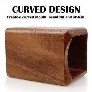 Natural Square Wooden <b>Pen</b> Holder Solid Wood Desktop Stationery Storage <b>Box</b> For Office Supplies - Product Image 3
