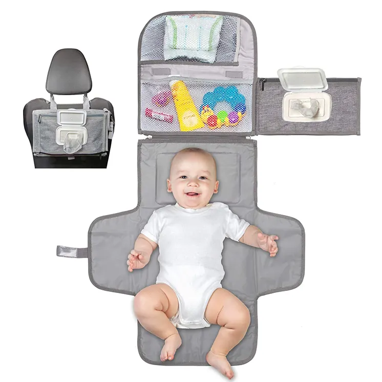 Newborn Travel changing station kit Gift Changing Table Pad Portable baby diaper changing pad