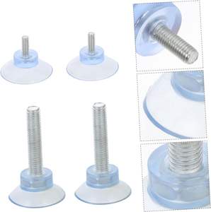 Ventouse antidérapante vis aspiration réglable niveleur M6 avec tige à vis ventouse <span class=keywords><strong>en</strong></span> PVC Transparent fixer la <span class=keywords><strong>Table</strong></span> basse <span class=keywords><strong>en</strong></span> <span class=keywords><strong>verre</strong></span> - Product Image 6