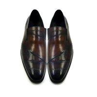 Dreamy Stark Italian Men penny mocassini driving comode scarpe morbide realizzate in vera pelle Slip-on scarpe eleganti da uomo