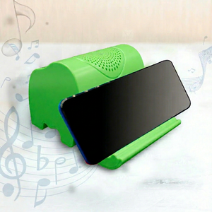 Haut-parleur sans fil V5.0 avec port USB et support pour téléphone - Boîtier en plastique - Design éléphant - Couleurs assorties - Product Image 1
