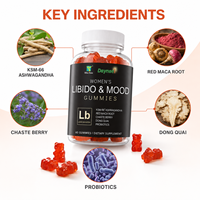 Gummies pour la libido féminine sous marque privée, supplément bien-être et vitalité pour femmes, OEM ODM, vente en gros, fabricant d'usine