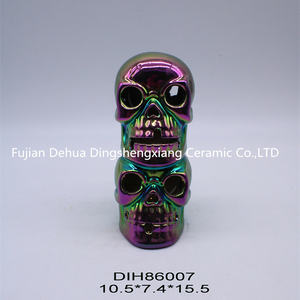 ओम स्किल्स पिगी बैंक सिरेमिक मानव सिर सजावटी आभूषण वर्णगी बैंक बच्चों के लिए पैसे बक्से - Product Image 2