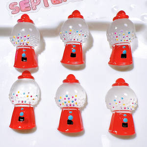 CHENXI Venta al por Mayor de Dijes de Resina y Plástico con Reverso Plano para Dulces, 6 Colores, 3cm, Accesorios Decorativos Multifuncionales para Manualidades - Product Image 4