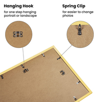 Cadre photo en bois MDF sur mesure, fabrication directe, plusieurs tailles : 4x6, 5x7, 6x8, 8x10, 11x14, 16x20, A3, A4, A5, approvisionnement en gros