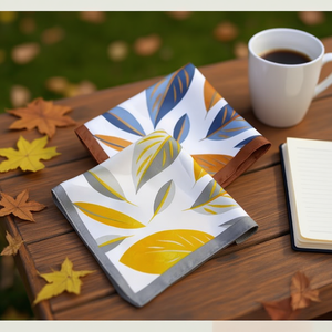 Pañuelo cuadrado de seda con estampado de hojas de Angelina, 70x70cm, accesorio de moda para mujer, multifuncional, primavera y verano - Product Image 5