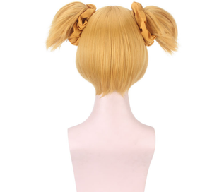 Anxin doble cola de caballo peluca arco nudo <span class=keywords><strong>corto</strong></span> limpio flequillo Cosplay <span class=keywords><strong>pelo</strong></span> falso Anime chica doble cola de caballo - Product Image 5