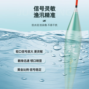 Juqi Wang Fishing Float T-Profile High Sensitive Vertical Buoy For River Wild Fishing Silver Carp Bighead Carp Crucian Carp - Product Image 3