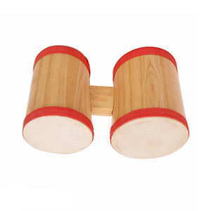 Instrumentos Musicales al por Mayor Singapur Mini Bongos Hechos <span class=keywords><strong>de</strong></span> Piel Animal - Product Image 6