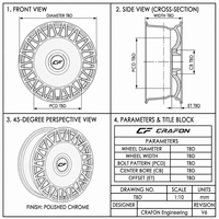 Jantes en aluminium forgé multi-rayons à découpe diamantée CF 130 mm PCD 20 pouces, compatibles avec les modèles G20 G30 A6 A7 C E Class