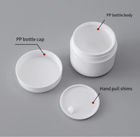 Emballage de crème à double paroi en matériau PP populaire5g 10g15g30g50g boîtes de gel de vernis à ongles
