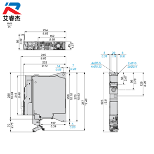 Convertidor de Frecuencia ATV320U07M2B Monofásico 200-240V 0.75KW Nuevo Original Serie ATV320 Tipo Libro - Product Image 3