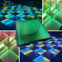 Sailwin Infinity configuration rapide DJ scène lumière 2ft par 2ft sans fil 3D miroir aimant tuile LED piste de danse