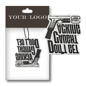 Muestras Gratis, Ambientador de Papel para Auto con Logotipo Personalizado, Todas las Fragancias - Product Image 4