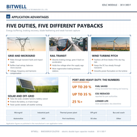 Module de supercondensateur BITWELL BW-30V300F 30V 300F, module de stockage d'énergie haute puissance