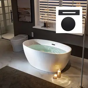 制造商定制jacuzz独立式酒店浴室亚克力浴缸