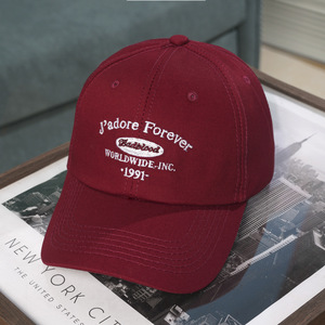 Casquettes en coton délavé d'inspiration rétro des années <span class=keywords><strong>1990</strong></span>, casquettes non structurées multicolores avec logo brodé classique - Product Image 3