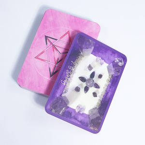 Impresión personalizada de buena calidad al por mayor puede personalizar el logotipo con la caja de la manga Misteriosas cartas de <span class=keywords><strong>Tarot</strong></span> de oráculo - Product Image 5