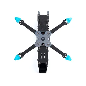 Marco FPV de Material de Carbono T700 Manta de 3.6 Pulgadas, Placa Lateral en Forma de X, Brazo Adaptador de 2mm, Material Compuesto, Axisflying C206 2750KV - Product Image 4