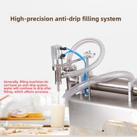Machine de remplissage automatique horizontale pneumatique de haute précision pour liquides, alcool, détergent lessive, multi-capacités