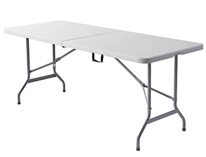 <span class=keywords><strong>Table</strong></span> de pique-nique <span class=keywords><strong>pliante</strong></span> facile à monter, robuste, rectangulaire, pour le camping en plein air, en plastique, portable - Product Image 2