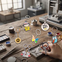 Llaveros Personalizados al por Mayor, Llavero de Metal Premium, Llavero Creativo de Aleación de Zinc Esmaltado para Regalos Promocionales y Souvenirs al por Mayor