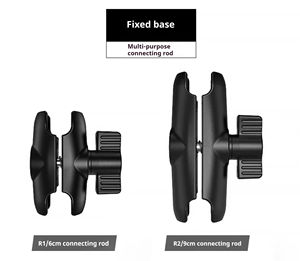 Support de téléphone pour moto en aluminium, adaptateur à boule, base, montage sur trou de rétroviseur, accessoires de vélo, pince à dégagement rapide, boule de 1 pouce - Product Image 4