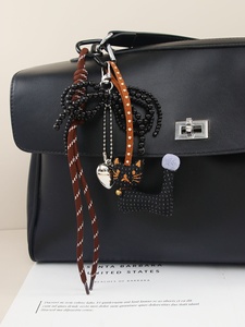 Hot Sale Girls Cartoon Rabbit <b>Key</b> Chain Cute Bunny Purse Bag Spot Heart Pendant Keychain Promotion Gift Women Handbag Charms - Product Image 5