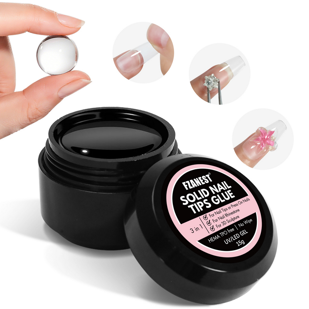 Gel de colle à ongles solide sans HEMA TPO