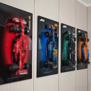 Khung ảnh trưng bày xe đua bằng gạch, có thể tùy chỉnh, bán buôn nhà máy, chất liệu kim loại hiện đại, trang trí cho sảnh vào, văn phòng - Product Image 3