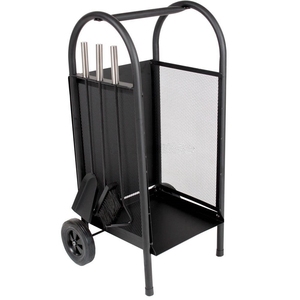 Chariot à bois moderne en acier - Product Image 3