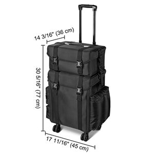 Maletín de Maquillaje Profesional 2 en 1 con Ruedas, Fabricante Chino, Personalizable, <span class=keywords><strong>LOLO</strong></span> para Artistas - Product Image 4