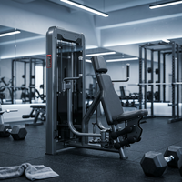 Appareil de musculation professionnel en acier pour l'entraînement de la force pectorale, machine à pectoral fly à charge par broches, avec pile de poids réglable de 100 kg