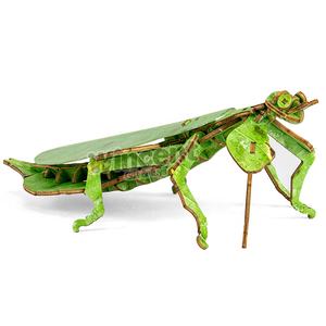 Wincent لعبة تعليمية ثلاثية الأبعاد لحشرات خشبية خنفساء مقطوعة بالليزر بطباعة UV تصنعها بنفسك للأطفال والكبار OEM ODM بالجملة لا يوجد صمغ آمن - Product Image 1