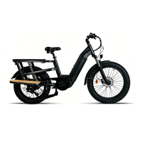 Vélo électrique tout-terrain puissant de 24 pouces, personnalisé OEM, 60V 20Ah, couple de 150 Nm, avec pneus larges et longue portée pour le transport de marchandises