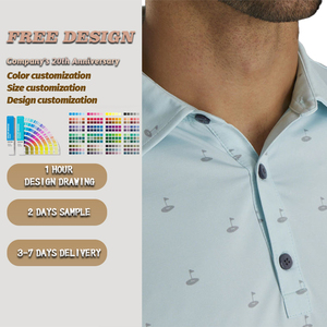 Polo de Golf de Secado Rápido, Cómodo, Color Rosa, Sublimado, con Spandex, Camiseta Deportiva de Secado Rápido, Logotipo Personalizado - Product Image 2