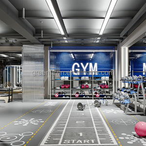 Tapis de gym en <span class=keywords><strong>gazon</strong></span> <span class=keywords><strong>synthétique</strong></span> personnalisé pour intérieur, <span class=keywords><strong>couleur</strong></span> grise, très populaire, pour piste de poussée de traîneau - Product Image 4