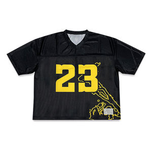 Maillot de Football Américain Adulte Grande Taille Personnalisé Unisexe Rétro Rue Motif Décontracté Imprimé Sublimation Polyester Respirant - Product Image 2