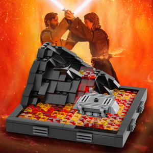 MOC2058 Mustafa 312 Pezzi di Mattoncini con Anakin Skywalker vs. OBI-Wan Kenobi, Guerre Spaziali, Blocchi da Costruzione da Collezionare e Assemblare per Bambini - Product Image 1