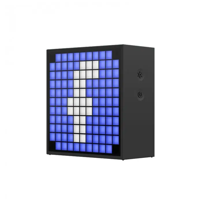 Divoom-reloj despertador inteligente Timebox evo, dispositivo portátil con aplicación programable, altavoz LED de píxeles