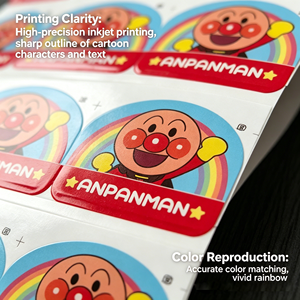 Autocollants personnalisés : autocollants en vinyle colorés sur le thème des bonbons avec codes QR, idéaux pour une utilisation promotionnelle dans les pâtisseries artisanales - Product Image 3