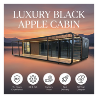 Maison préfabriquée modulaire Apple Cabin personnalisable, disponible en toutes tailles, couleurs et configurations, pour usage commercial et résidentiel