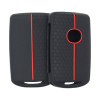 Housse de protection pliable en silicone pour clé de voiture Mazda 3 New Axela CX-4 M3 nouvelle génération avec colle latérale