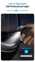 Pompe à air numérique portable en alliage d'aluminium haute pression NEWO BL03 - Mini compresseur d'air sans fil rechargeable pour voiture et vélo