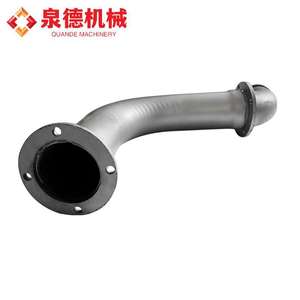 Tuyau d'échappement en acier inoxydable avec silencieux à double entrée d'axe compatible avec les camions malaxeurs Sany Heavy Industry - A820607000216 - Product Image 3